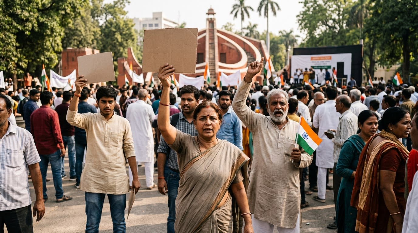 Rahul Gandhi Slams Jail Term for CJP Leaders, Affirms Jantar Mantar as Public Space