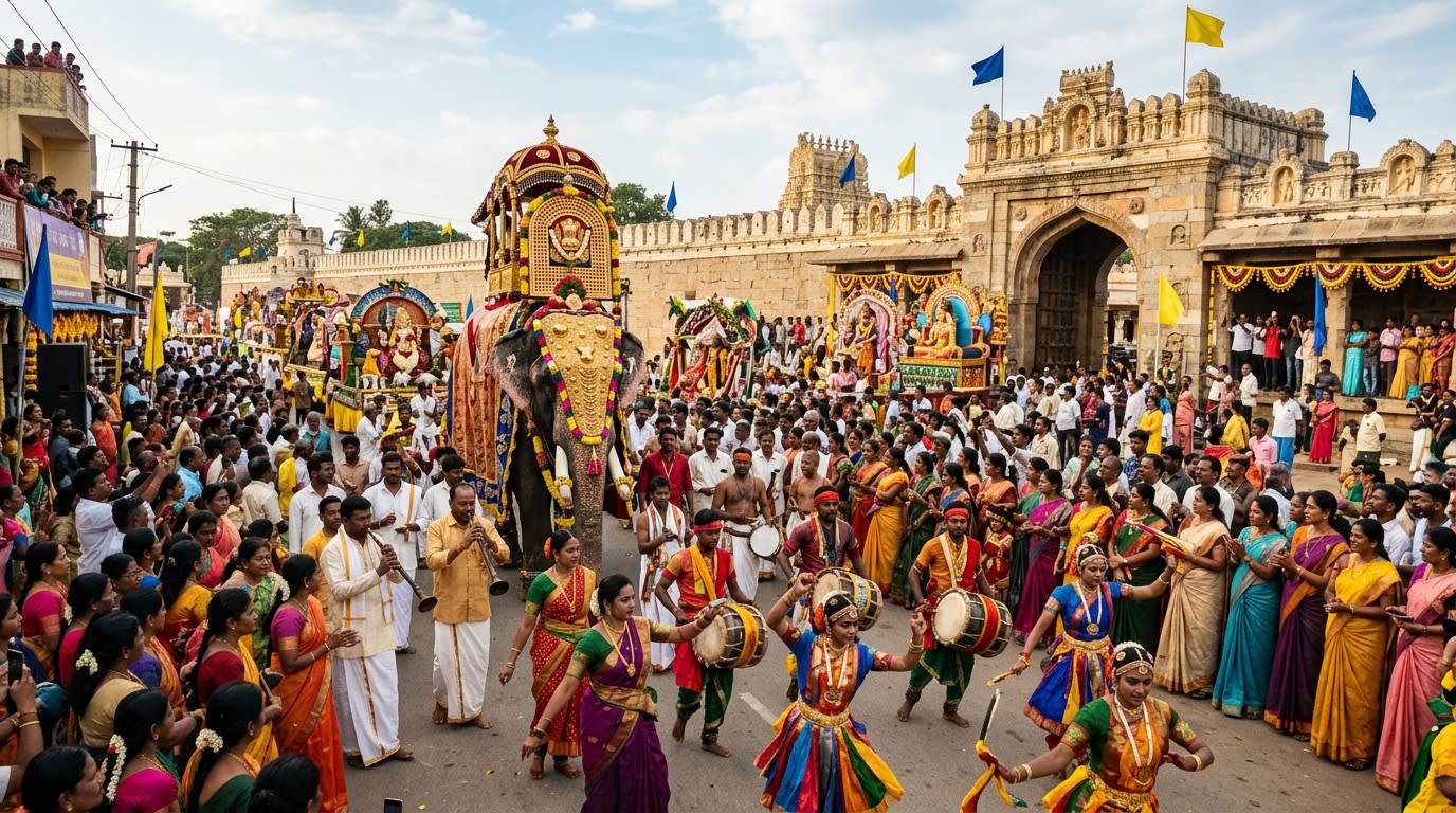 Srirangapatna Dasara Festivities Begin with Pomp and Cultural Splendour