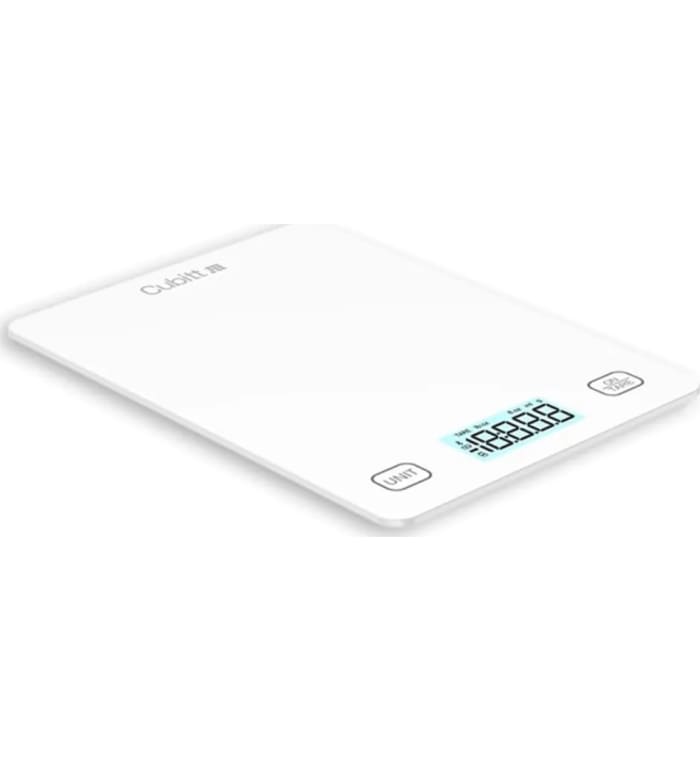 CUBITT Báscula inteligente de cocina, báscula de alimentos Bluetooth con calculadora nutricional para ceto, macro y calorías, gramos digitales y onzas para pérdida de peso, cocinar y hornear