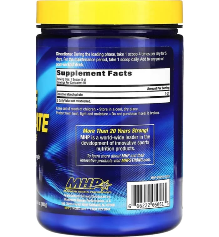 MONOHIDRATO DE CREATINA - 300GR - MHP STRONG