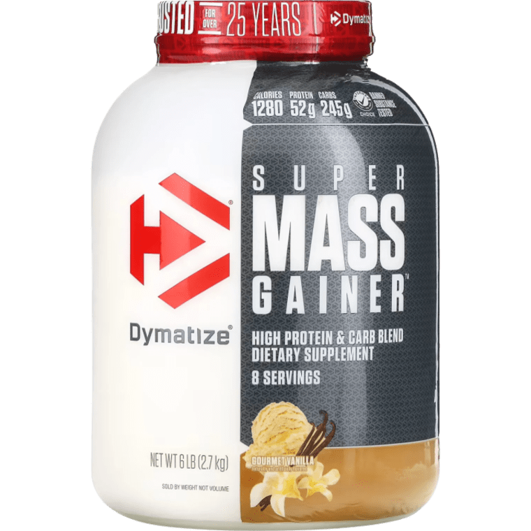 Imagen del producto Proteina para Ganancias Masivas Dymatize, suplemento, Super Mass Gainer, Vainilla Gourmet, 6 libras