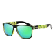Gafa de sol polarizadas clásicas cuadradas de moda para hombres y mujeres Retro para conducir, para pescar, gafas de sol de diseñador de marca de lujo, gafas UV400 - POLARIZADO VERDE - AZUL