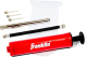 Franklin Sports: Kit Completo de Mantenimiento para Balones – Inflador con Agujas y Medidor de Presión