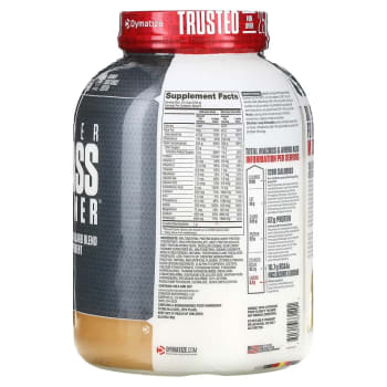 Proteina para Ganancias Masivas Dymatize, suplemento, Super Mass Gainer, Vainilla Gourmet, 6 libras