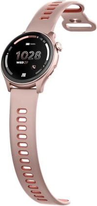 Reloj inteligente Cubitt Aura/rastreador de actividad física con pantalla táctil AMOLED de 1,43", llamadas Bluetooth, más de 60 deportes, oxígeno en sangre, frecuencia cardíaca, monitor de estrés/sueño, resistente al agua, contador de pasos, soporte para brújula | Rosa Oro Rosa
