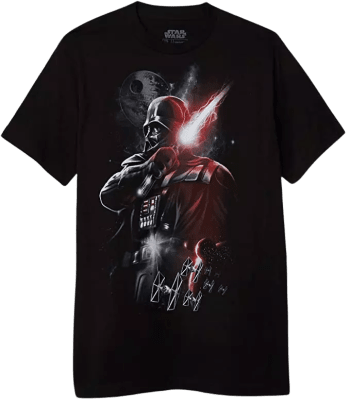 Camiseta Star Wars de Manga Corta Para Hombres