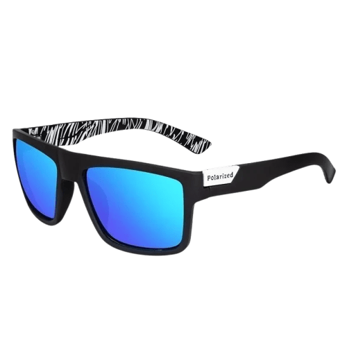 Imagen del producto Gafa de sol polarizadas clásicas cuadradas de moda para hombres y mujeres Retro para conducir, para pescar, gafas de sol de diseñador de marca de lujo, gafas UV400 - POLARIZADO AZUL