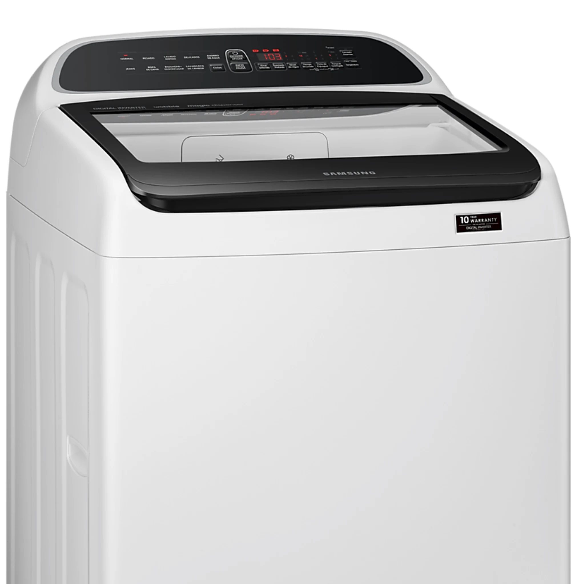 Lavadora Samsung WA17T6260BW de carga superior con Magic Dispenser, 17kg