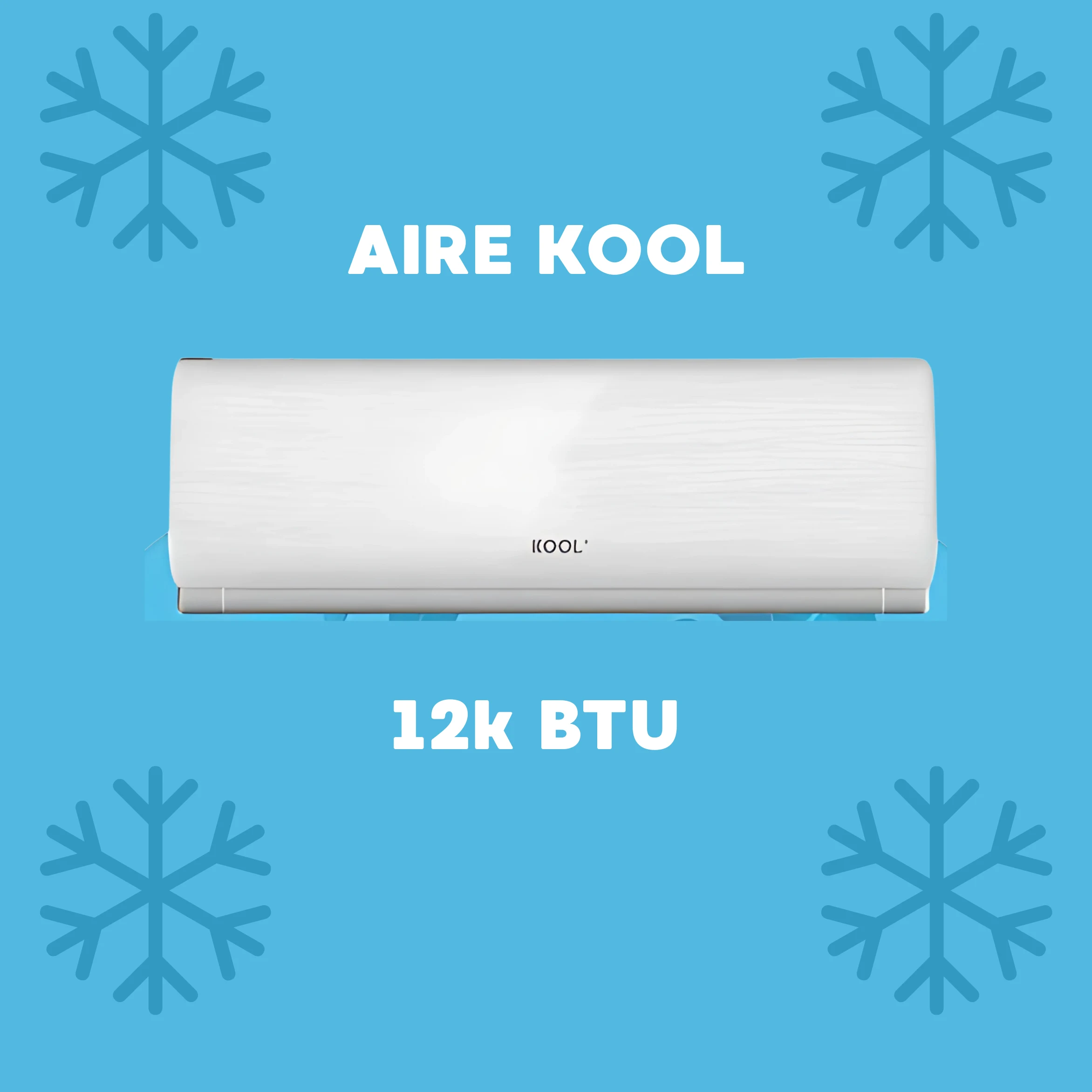 Aire Inverter KOOL 12,000BTU Efic. 19
