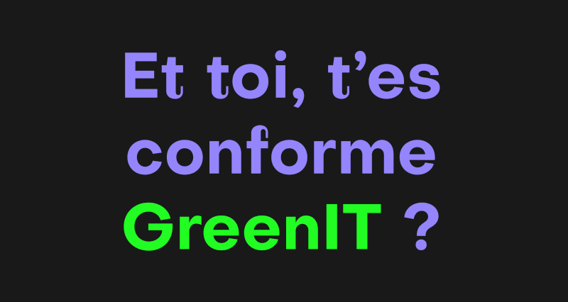 DevFest Dijon 2023 - conformité GreenIT