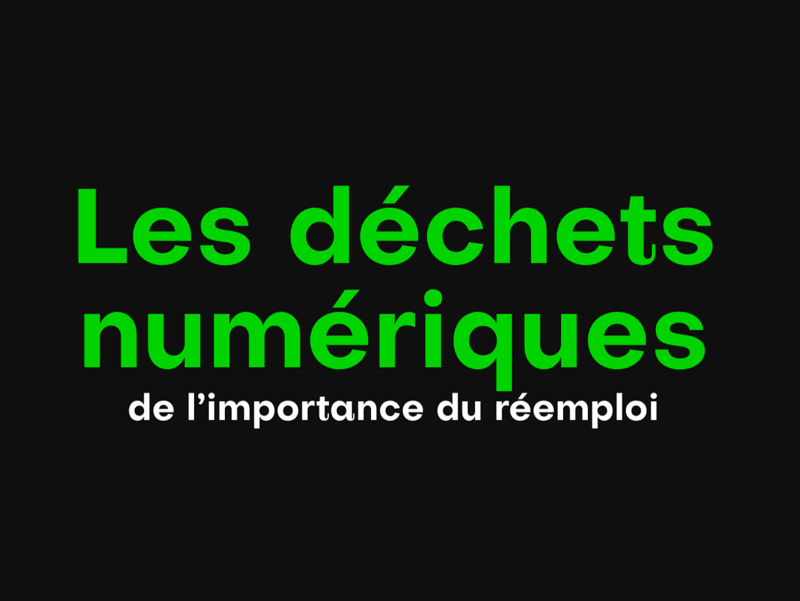 Les déchets du numérique - Semaine européenne des déchets - Beaujolais 2022