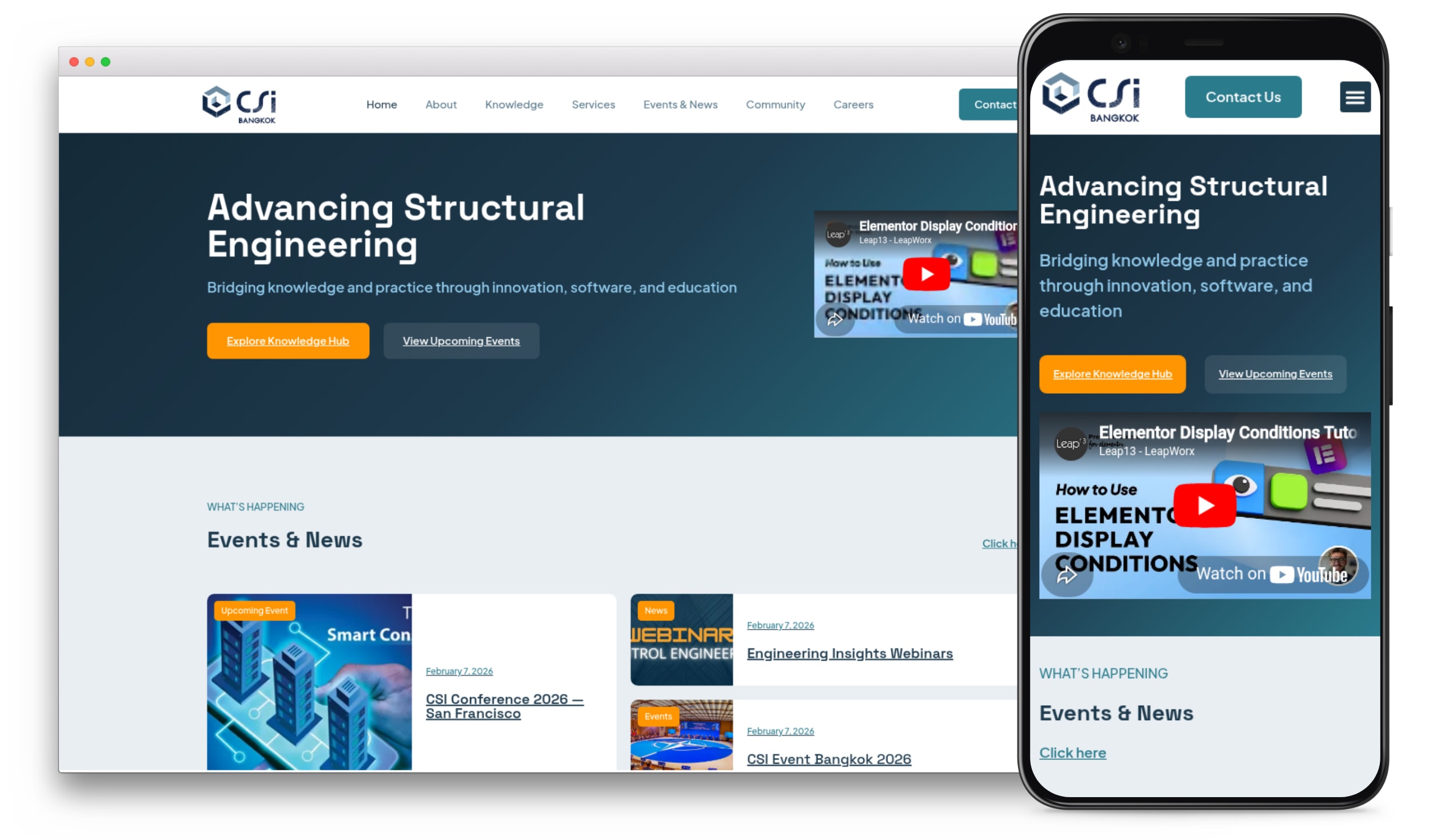 CSI Bangkok website preview