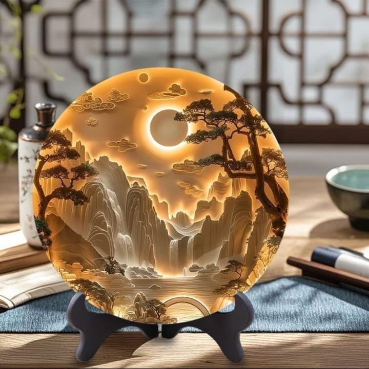 Antique Imitation Relief Circular Disk