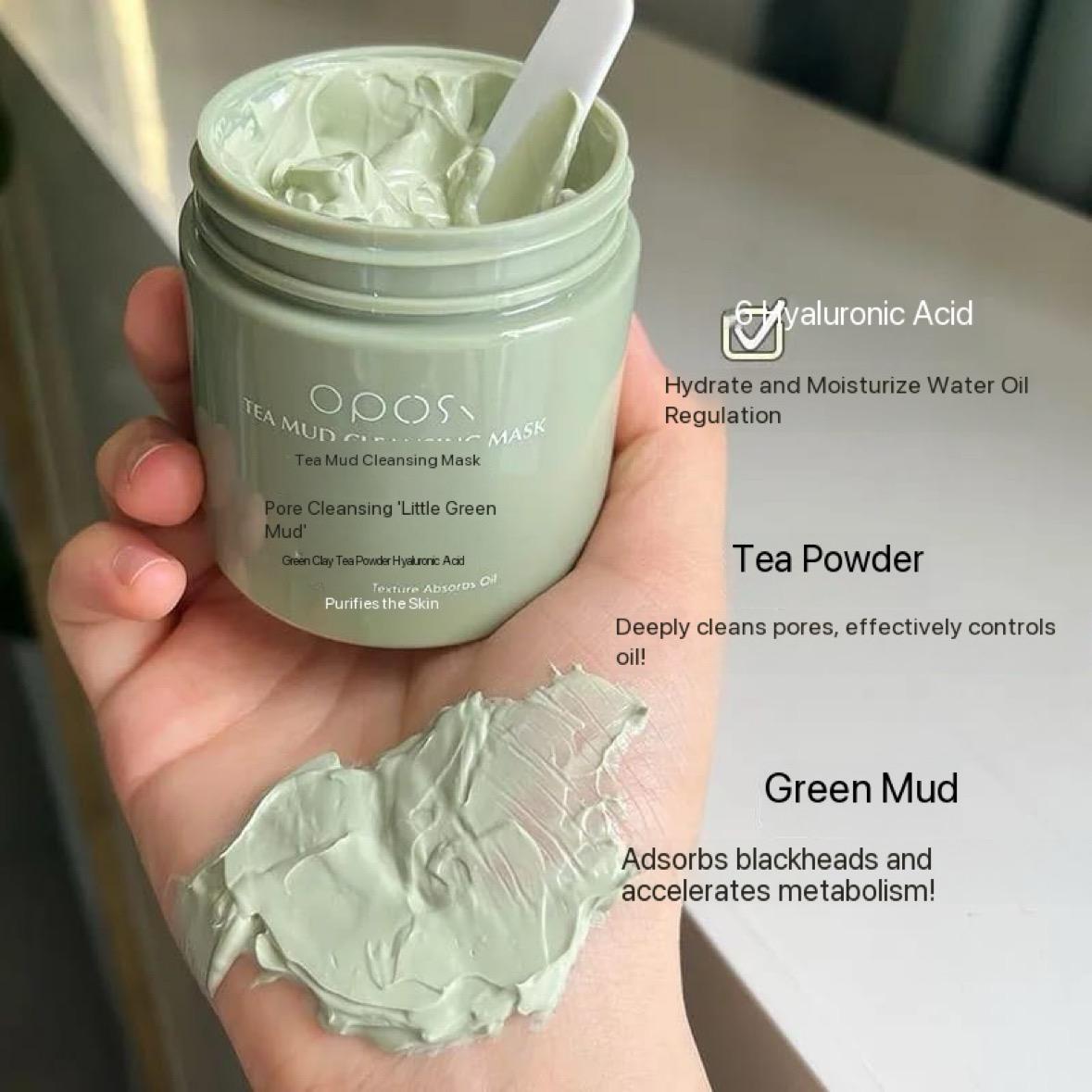 OPOS Tea Mud Cleansing Mask [TBD0027] - 2