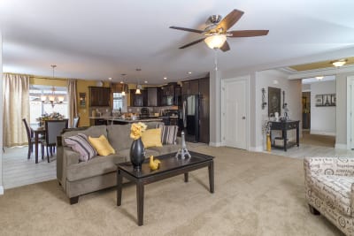 New Era Chataqua living room and kitchen