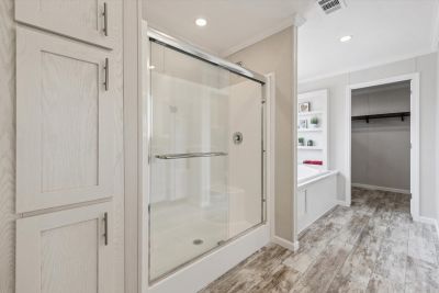 The Juno - double wide- primary bathroom