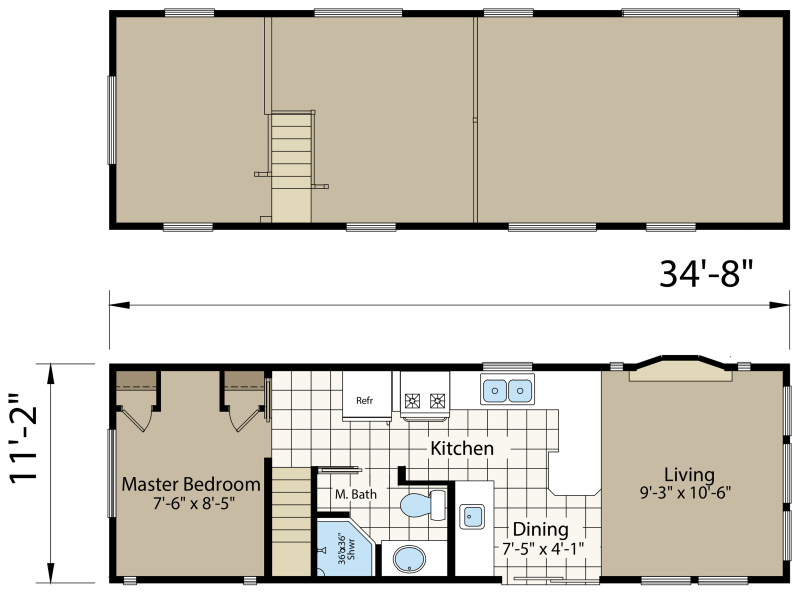 Athens Park A967LE Skyline Homes Athens Park Models RV