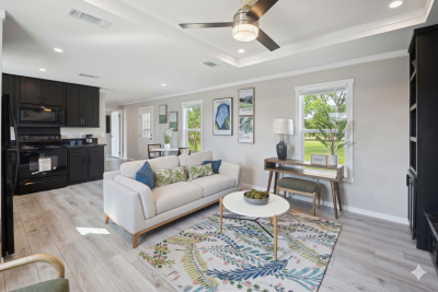 The dawn - single wide - living room