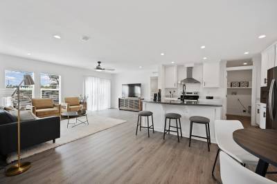 Kitchen and Living Room