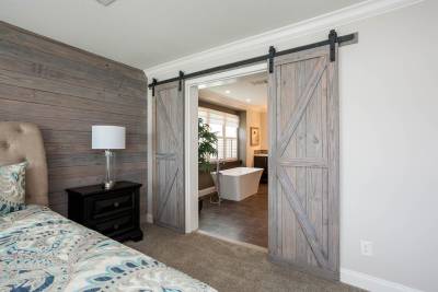 master bathroom door