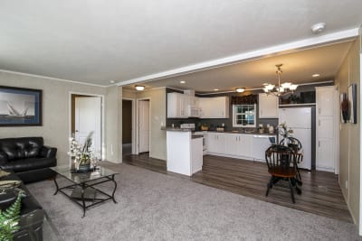 Northwood B24401 living room and kitchen