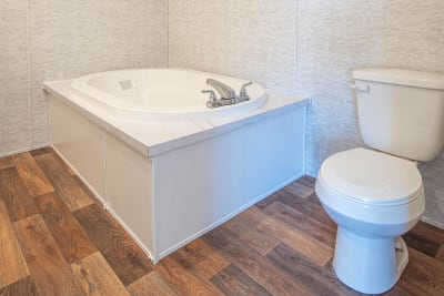 Regional Homes Henson 147632C primary bath deck tub and toilet