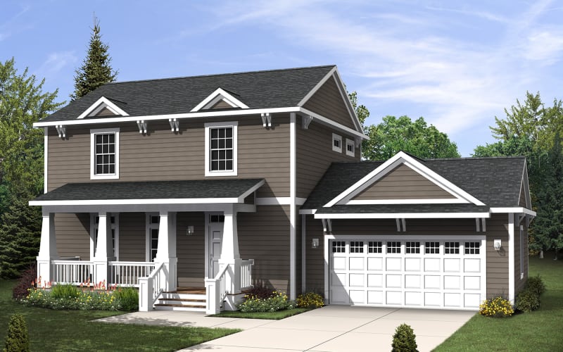 Bristol Elevation - Two-Story Modular Home