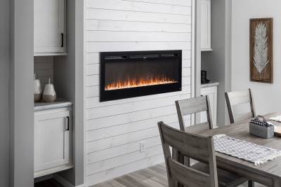 Highland Manufacturing Odyssey 3260 dining area fireplace