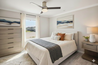 The dawn - single wide - bedroom