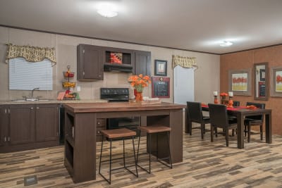 RM2852A by Redman Homes kitchen and dining room