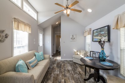 Park Model RV 518 living area