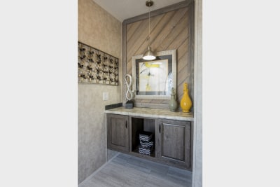 The Newton 702B foyer