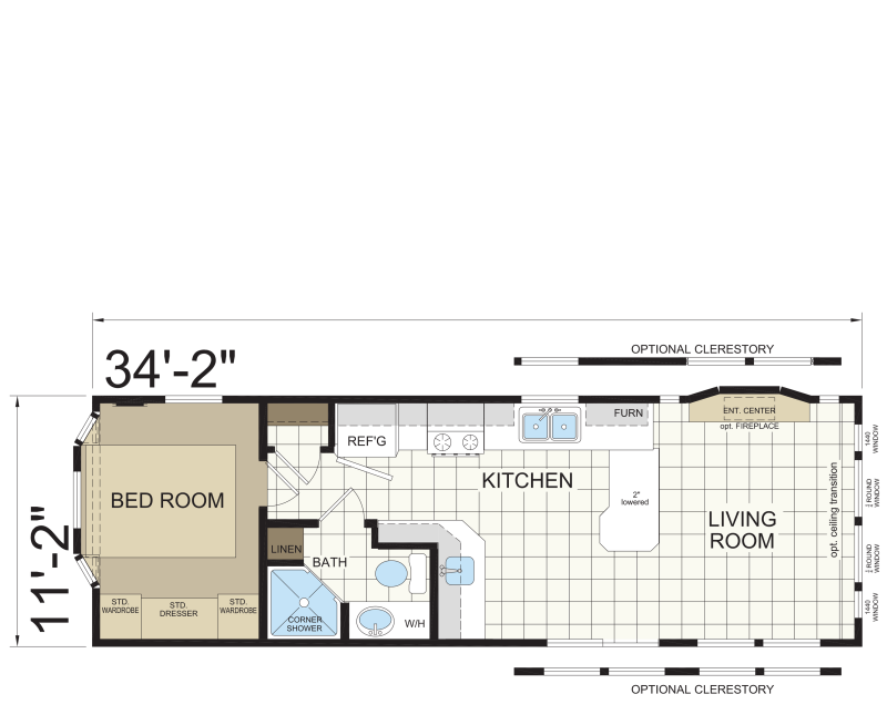 Park Model 553l Atlantic Homes Athens Models Rv