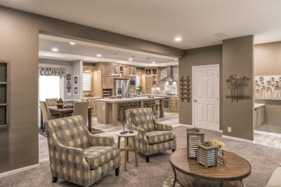 New Moon 7205 living room and kitchen
