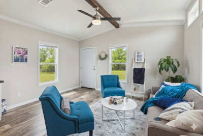 The Dallas - single wide - living room