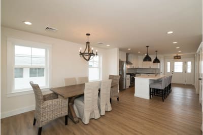 Excel Homes, Boardwalk, dining room and kitchen