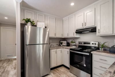 Regional Homes Ace kitchen stainless steel appliances