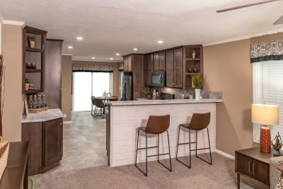 Kitchen and Living Room