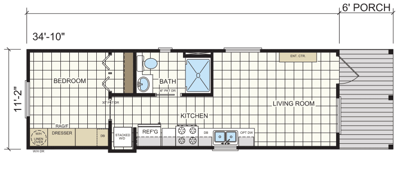 Model 517a Athens Park Model Rvs Champion Homes