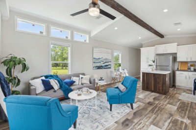 The Dallas - single wide - living room