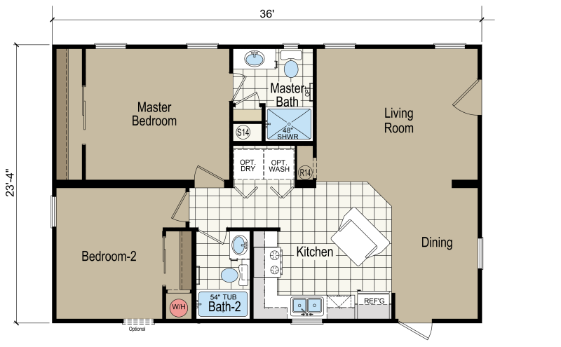 Rh3362b Homes Of Merit Athens Park Models Rv