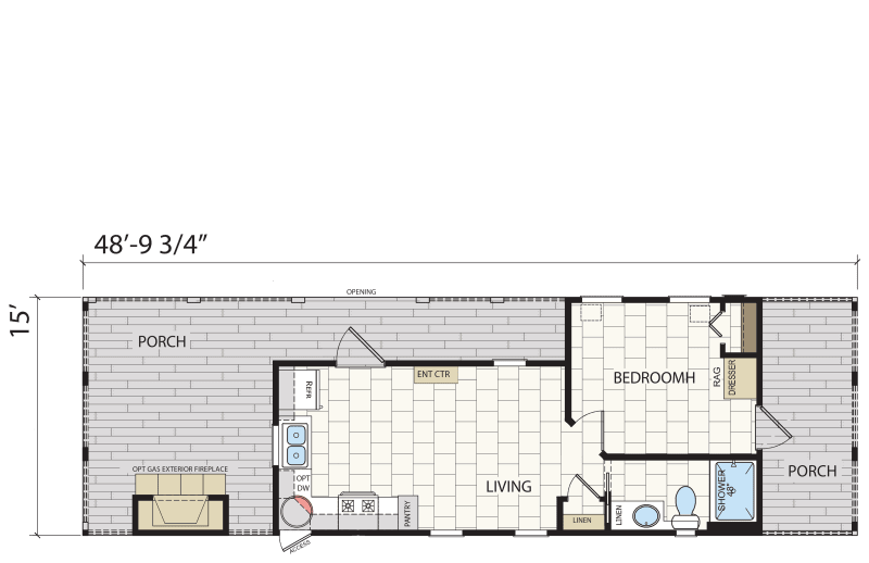 Royal 1531 - Athens Park Model RVs | Champion Homes