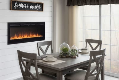 Skyline Homes Woodland - Orchid RH 2856 dining area fireplace