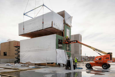 Cambria Hotel Detroit Downtown - modular hotel by Champion Modular Inc.