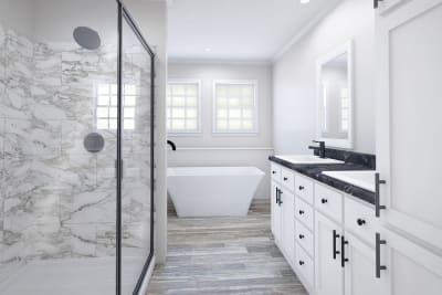 Champion Homes Tennessee - Frankfurt master bath