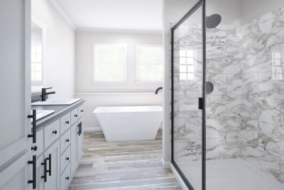 Champion Homes Tennessee - London master bath