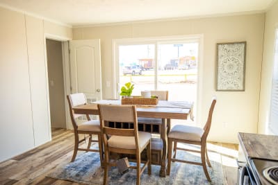 Regional Homes Onward dining area