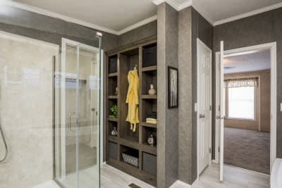 The Newton 702B master bathroom