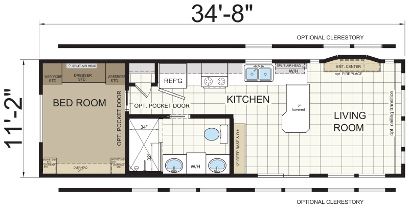 Athens Park A969 Atlantic Homes Athens Park Models RV