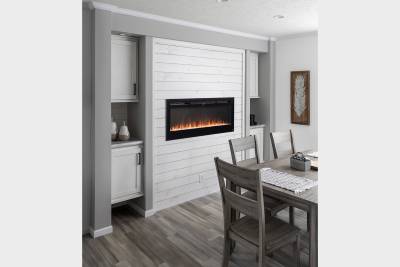 Highland Manufacturing - Odyssey 3256 dining area and fireplace